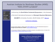 Tablet Screenshot of nonlinearstudies.at